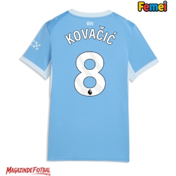Manchester City Mateo Kovacic #8 Tricou Fotbal Replică 2026-27 Femei Acasa